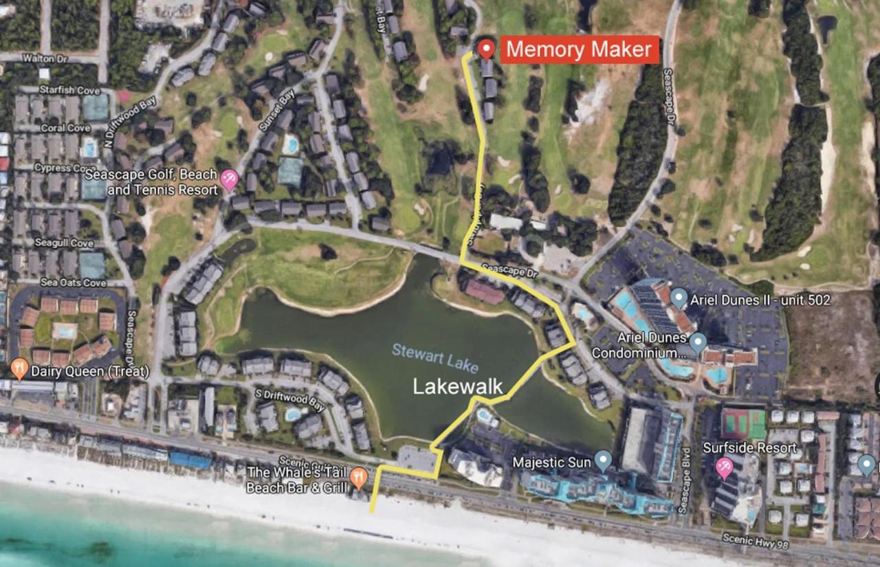 Memory Maker Lejlighedshotel Miramar Beach Eksteriør billede